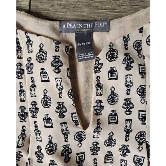 2 for $20  A Pea in the Pod Maternity Silk Chiffon Blouse - Picture 6 of 6